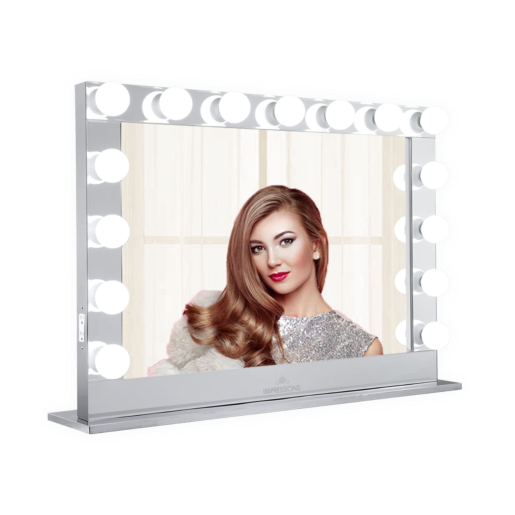 Impressions Vanity Hollywood Reflection Pro LED Makeup Mirror, Tabletop