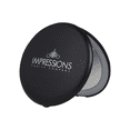 thumbnail image 1 of Impressions Vanity Infinity LED Magnifying Glass Compact Makeup Mirror with Light (Black), 1 of 4