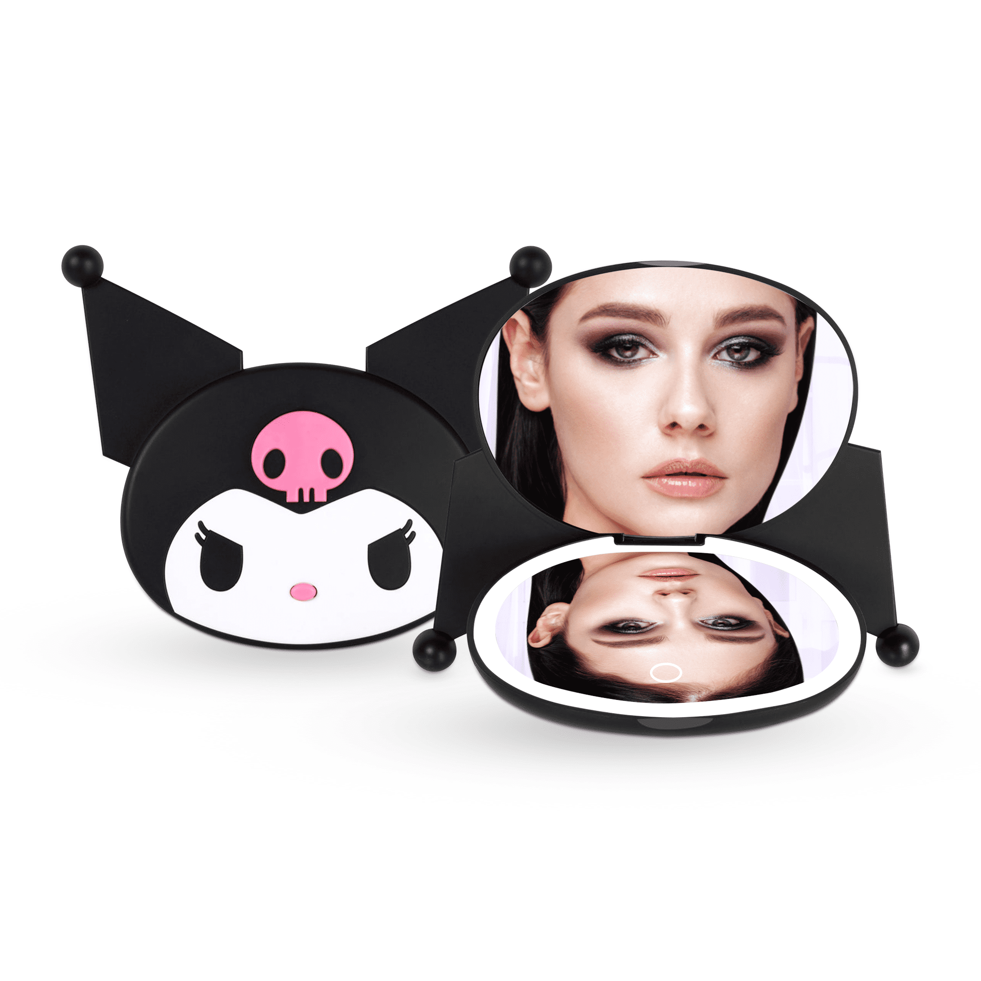 NIB Sanrio Kuromi fashion Make-up 3-way Light Mirror ON HOLD FOR AMY B