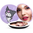 thumbnail image 1 of Impressions Vanity Kuromi Round LED Compact Mirror with Lights, 3X Magnification and Touch Sensor, 1 of 4