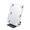thumbnail image 1 of Impressions Vanity Lumiere Touch Pad Mini LED Makeup Mirror, Tabletop Lighted Vanity Mirror (White), 1 of 5
