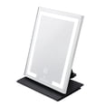 thumbnail image 1 of Impressions Vanity Lumiere Touch Pad Mini LED Travel Makeup Mirror, Tabletop Lighted Vanity Mirrors with Lights (White), 1 of 7
