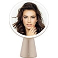 thumbnail image 1 of Impressions Vanity Luna LED Makeup Mirror and Light Lamp, 5X Magnifying Mirror (Champagne Gold), 1 of 8