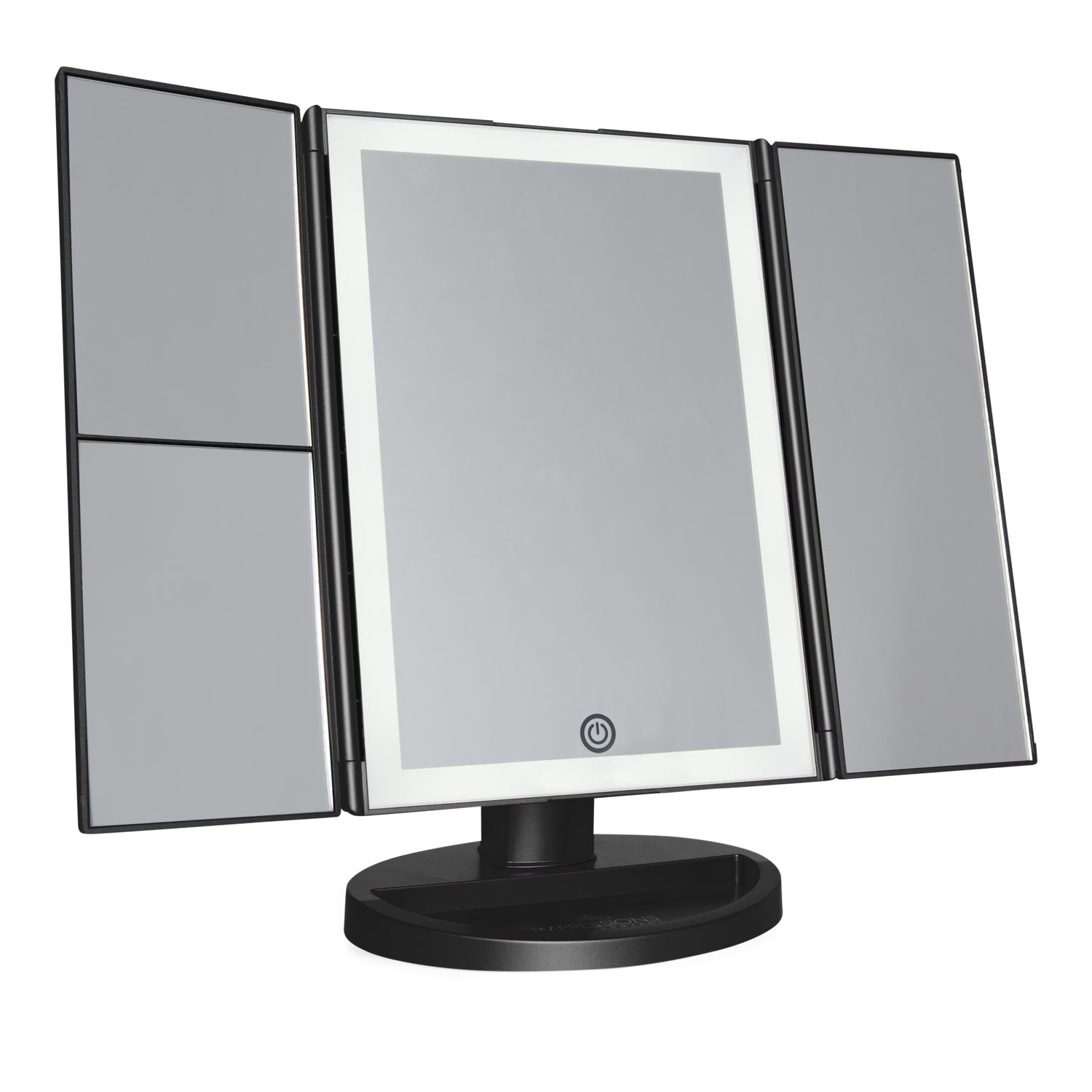 Impressions Vanity Makeup Mirror, Touch Trifold 2.0 LED Lights and 3X