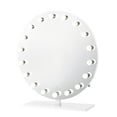 thumbnail image 1 of Impressions Vanity Monarch Pro Hollywood Vanity Mirror with LED Globe Bulbs for Makeup Desk (White), 1 of 9