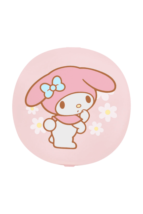 Impressions Vanity My Melody Round LED Compact Mirror with Lights, 3X Magnification and Touch Sensor
