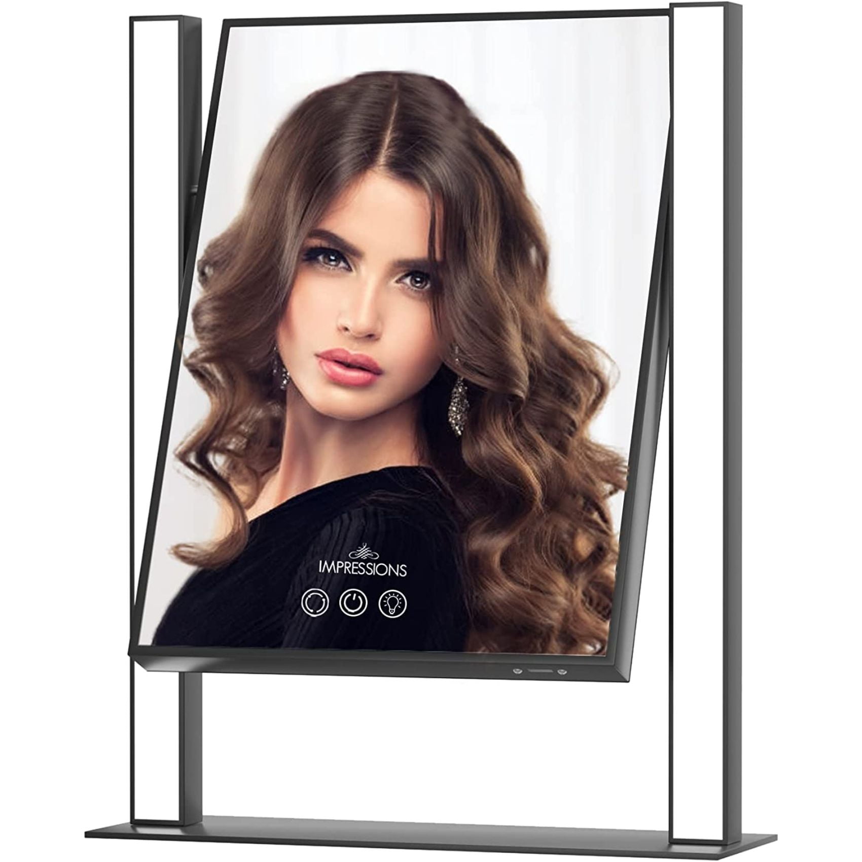 Impressions Vanity Nouveau XL Hollywood LED Makeup Mirror, Lighted Desk