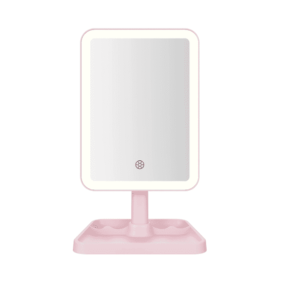 Impressions Vanity SLAYssentials Tri tone LED Makeup Mirror with Catchall Tray Base and 360 Rotation