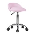 thumbnail image 1 of Impressions Vanity Shauna Swivel Vanity Stool Chair with Adjustable Height and Comfy Foam Seat (Pink), 1 of 5