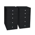 thumbnail image 1 of Impressions Vanity SlayStation 5 Drawer Makeup Vanity Storage Unit with Drawer Knobs (Pro Black), 1 of 4