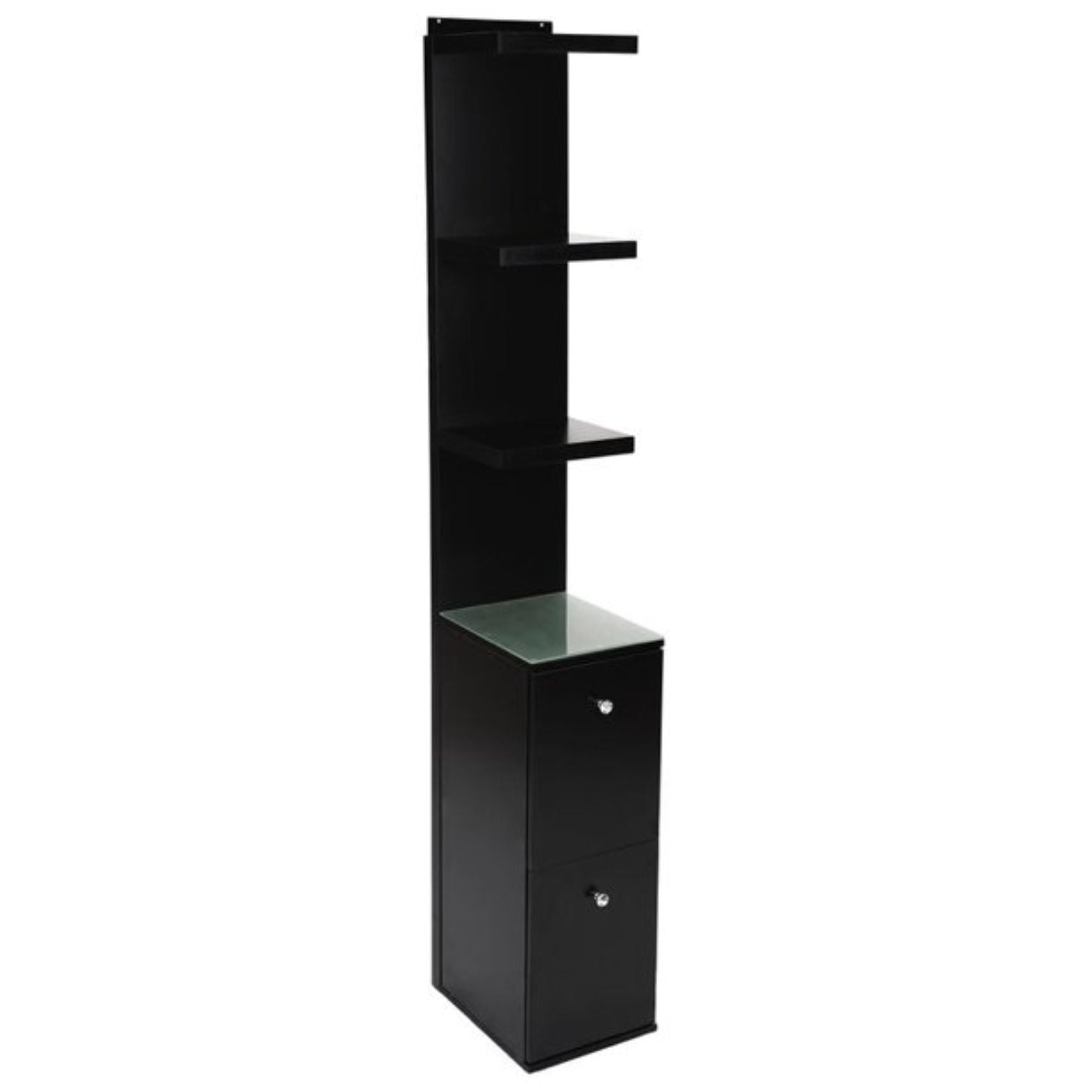 https://i5.walmartimages.com/seo/Impressions-Vanity-SlayStation-Natalie-Tall-Column-Shelves-Drawers-3-Tier-Display-Wall-Storage-2-Drawer-Organizer-Crystal-Lux-Knobs-Frosted-Glasstop_dca58486-6908-4648-b53e-32252262cfdc.9ede29a0e5d830b2ead2ce007bfe4562.jpeg