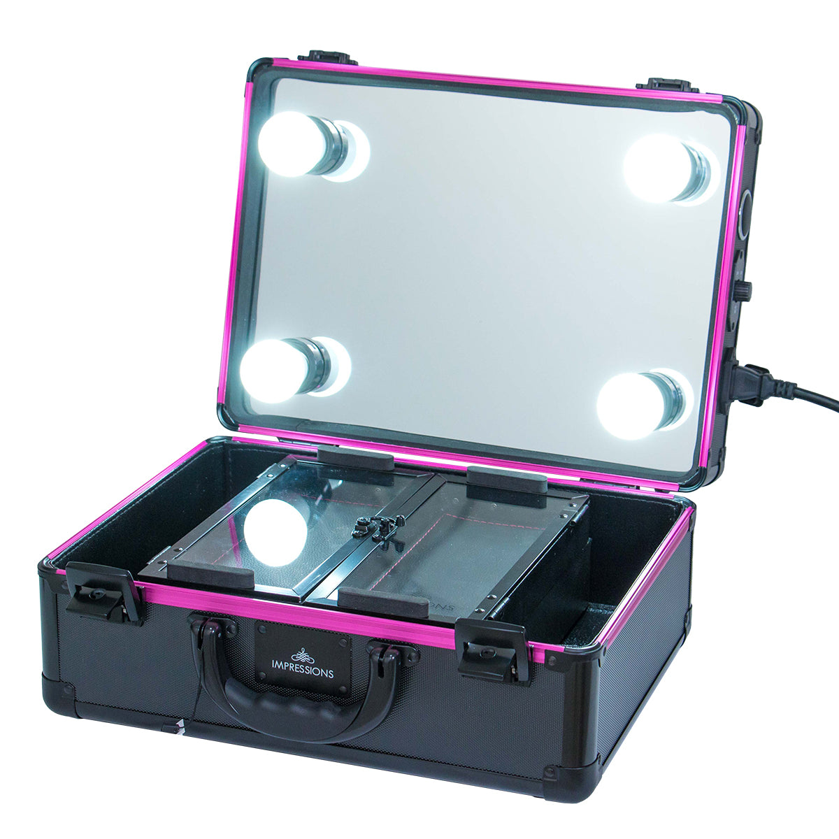 Impressions Vanity Slaycase 3.0 Vanity Travel Case with LED Bulbs