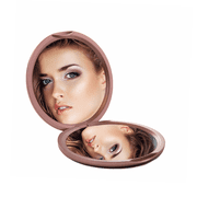 Impressions Vanity Slayssentials Just Slay Compact Mirror Folding, Magnifying Rose Gold