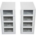 thumbnail image 1 of Impressions Vanity Slaystation Drawer Chests Makeup Vanity Wooden Storage Unit (Bright White), 1 of 5