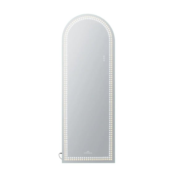 Impressions Vanity Stage Lite Arch Full Length Vanity Mirror (Silver)