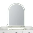 thumbnail image 1 of Impressions Vanity Stage Lite Arch XL Vanity Mirror with Lights and Detachable Stand (Stipe), 1 of 6