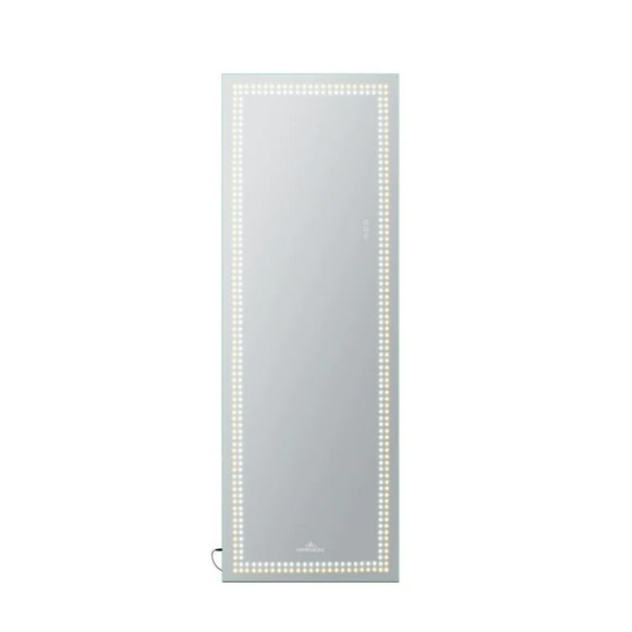 Impressions Vanity Stage Lite Full Length Vanity Mirror with Lights and Foldable Stand