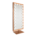 thumbnail image 1 of Impressions Vanity Starlight Full Body LED Makeup Mirror, Vanity Mirrors with 21 Bulbus (Gold), 1 of 4