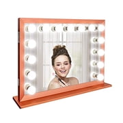 Impressions Vanity Starlight Pro LED Makeup Mirror with Lights and Detachable Base Rose Gold