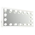 thumbnail image 1 of Impressions Vanity Starlight Wide Hollywood Lighted Vanity Mirror,18 LED Bulbs, Wall-Mounted (White), 1 of 13