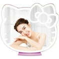 thumbnail image 1 of Impressions Vanity Supercute Hello Kitty Tri-Tone LED Table Mirror with Lights and Touch Sensor, 1 of 12
