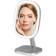 thumbnail image 1 of Impressions Vanity Touch Highlight Lighted Makeup Mirror, Vanity Mirror with Stand Base (Silver), 1 of 11
