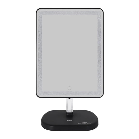 Impressions Vanity Touch Pro 2.0 LED Lighted Makeup Mirror with 360 Degree Swivel and Tilt (Black)