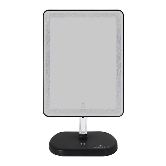 Impressions Vanity Touch Pro 2.0 LED Lighted Makeup Mirror with 360 Degree Swivel and Tilt (Black)