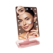 Pursonic LED Touch Dimmable Vanity Makeup Mirror With Detachable 5X ...
