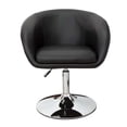 thumbnail image 1 of Impressions Vanity Valerie Vanity Chair with 360 Degree Seat Swivel Chair with Adjustable Height (Black), 1 of 6