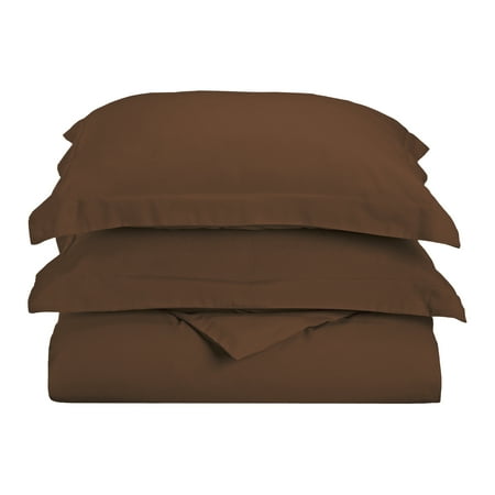 Impressions Westfall Solid Microfiber Duvet Cover Set