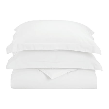 Impressions Westfall Solid Microfiber Duvet Cover Set
