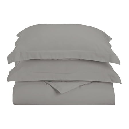 Impressions Westfall Solid Microfiber Duvet Cover Set