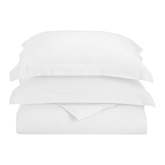 Impressions Westfall Solid Microfiber Duvet Cover Set