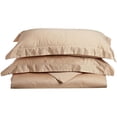 thumbnail image 1 of Superior 650 Thread Count Egyptian Cotton Duvet Cover Set, Beige, King/ Cal King, 1 of 5