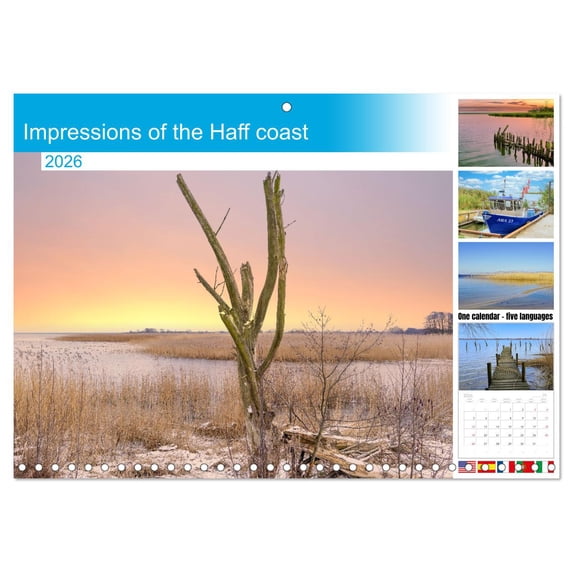 Impressions of the Haff coast (Monthly Wall Calendar 2026 16.5 x 23.4 (open)), CALVENDO 14 Month Calendar