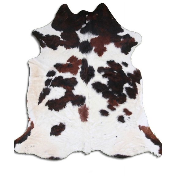 Impressive NATURAL cowhide rugs for sale EXOTIC TRICOLOR rug