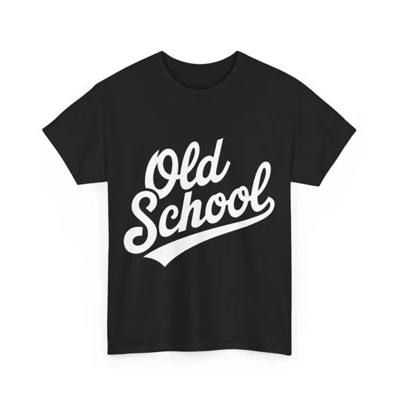 Impressley Old School T-Shirt – Vintage Retro Script Throwback Tee – Shirt