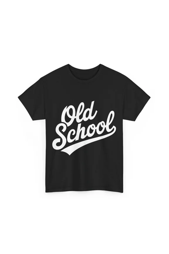 Impressley Old School T-Shirt – Vintage Retro Script Throwback Tee – Shirt
