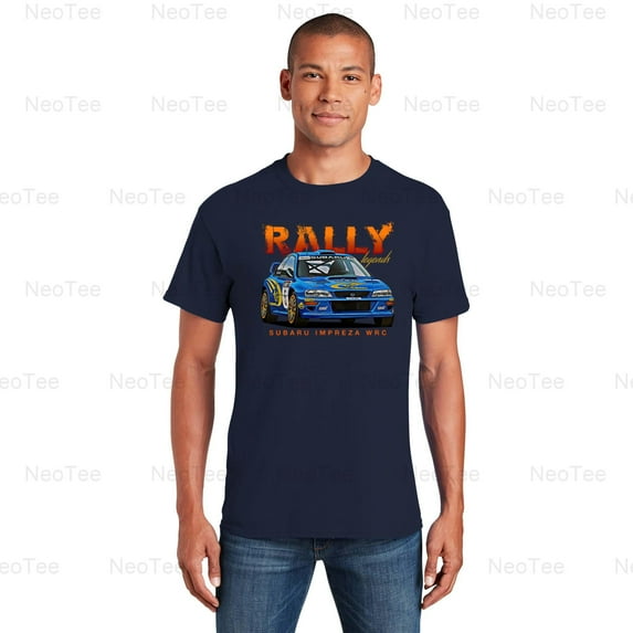 Impreza WRC Rally Legends 90s Retro Style Subaru Motorsport Colin McRae T-Shirt Unisex, up to 5XL