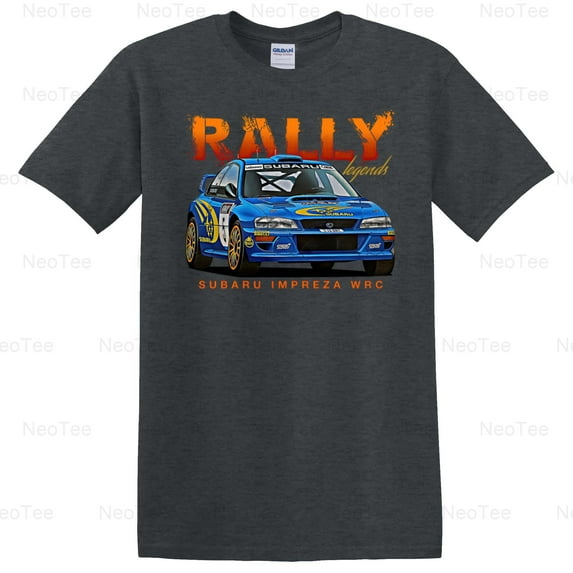 Impreza WRC Rally Legends 90s Retro Style Subaru Motorsport Colin McRae T-Shirt Unisex, up to 5XL
