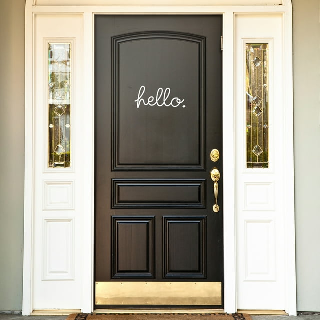 Imprinted Designs Cute Decorative Front Door Vinyl Decal Sticker Art