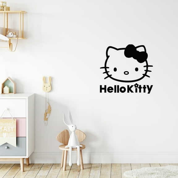 Imprinted Designs Hello Kitty Inspired Wall Decal Sticker Art Mural