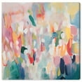 thumbnail image 1 of Imprints of Touch I Canvas Floral Abstract Art by Art Remedy, Gallery Wrapped, 40" x 40", 1 of 7