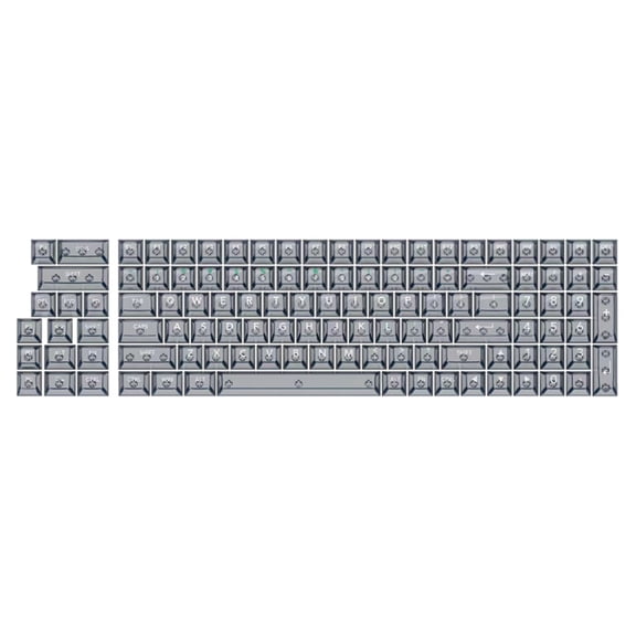 Improve Typing Experience 115Keycaps Modern Keycaps for Mechanical Keyboards, Suitable for Various Layouts