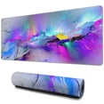 thumbnail image 1 of Improve Your Gaming with our Large Mouse Pad: Non-Slip Rubber Base, Stitched Edges, Stunning Colorful Galaxy Design (31.5x11.8in), 1 of 7