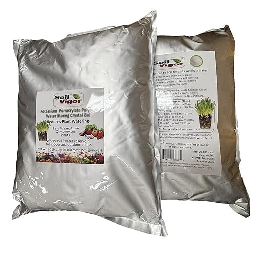 Improve Your Lawn and Garden with Soil Vigor for Long-Term Hydration and Nourishment! 40 Pounds