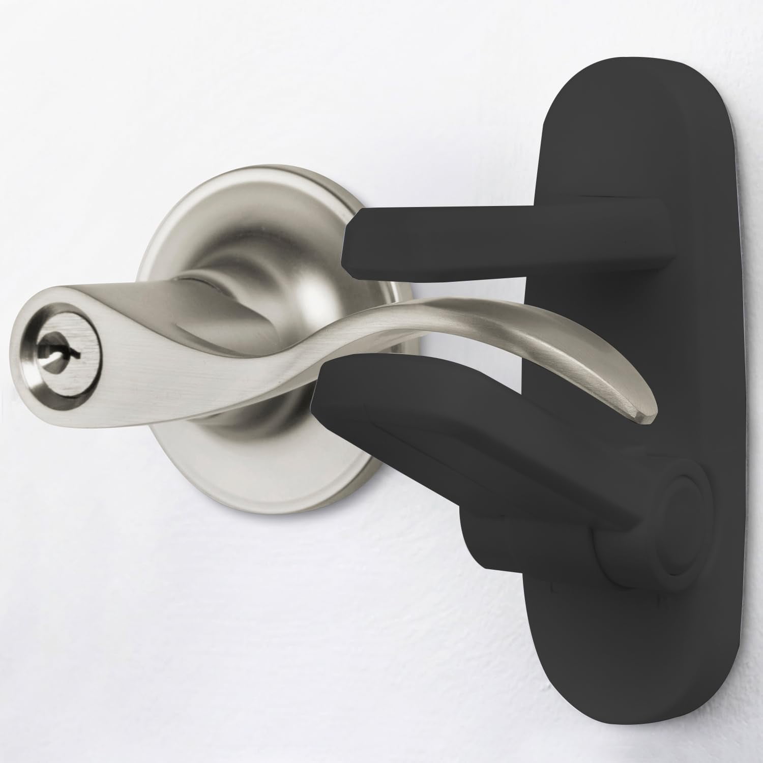 Improved Childproof Door Lever Lock 2Pack Prevents Toddlers From