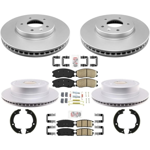 Improved Coated Brake Rotors Ceramic Pads For Chevrolet Captiva Sport 2008-2015