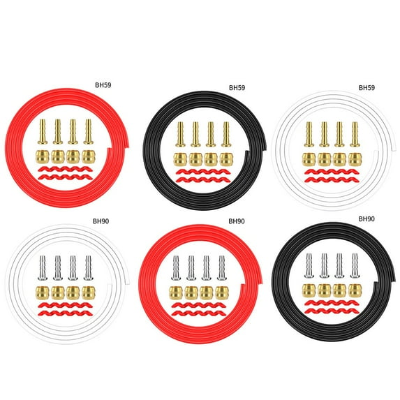 Improved Performance Brake System Bike Hydraulic Disc Brake Hose Kit Replacement for Shimano BH59 BH90 Bicycle